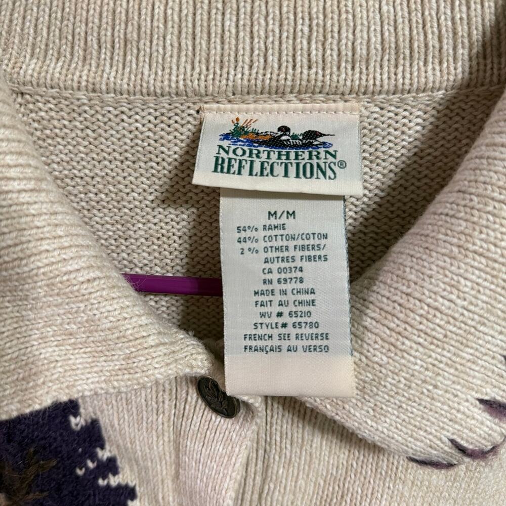 Vintage Northern Reflections Grandma Core Sweater Size M - Picture 2 of 4